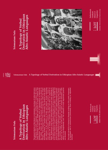 A Typology of Verbal Derivation in Ethiopian Afro-Asiatic Languages