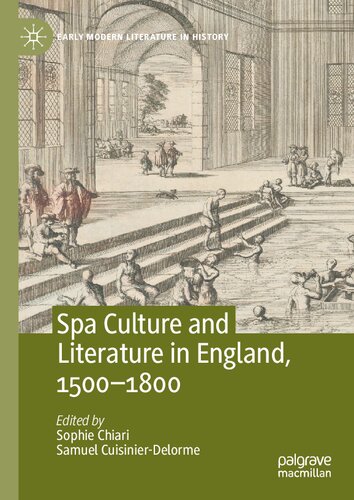Spa Culture and Literature in England, 1500-1800 (Early Modern Literature in History)