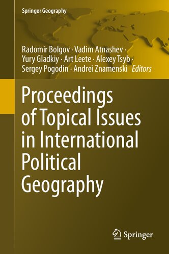 Proceedings of Topical Issues in International Political Geography (Springer Geography)