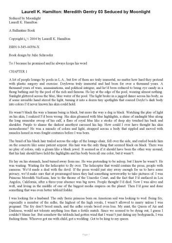 Seduced by Moonlight