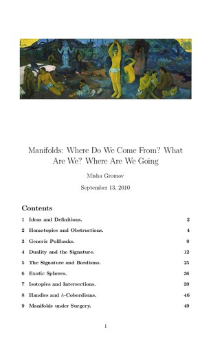 Where do we come from？ What are we？ Where are we going