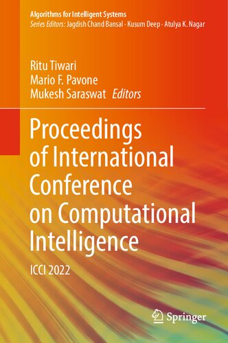 Proceedings of International Conference on Computational Intelligence: ICCI 2022 (Algorithms for Intelligent Systems)