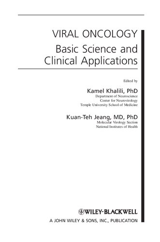 Viral Oncology: Basic Science and Clinical Applications