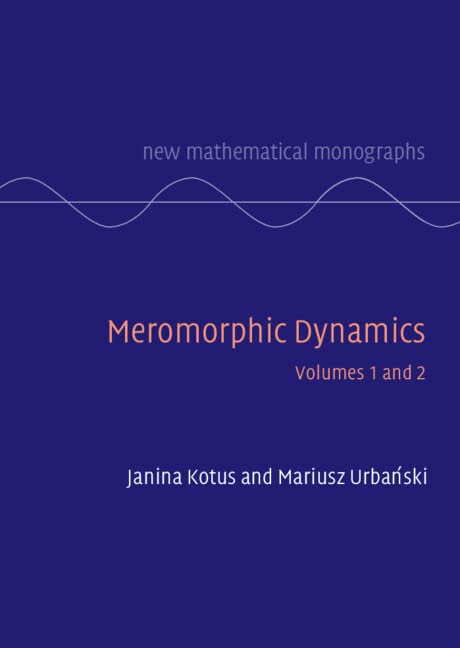 Meromorphic Dynamics 2 Volume Hardback Set (New Mathematical Monographs)
