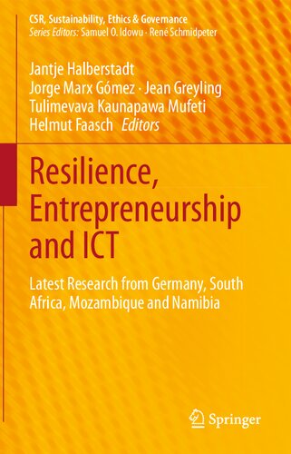 Resilience, Entrepreneurship and ICT: Latest Research from Germany, South Africa, Mozambique and Namibia (CSR, Sustainability, Ethics & Governance)