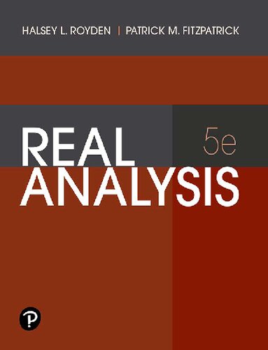 Real Analysis