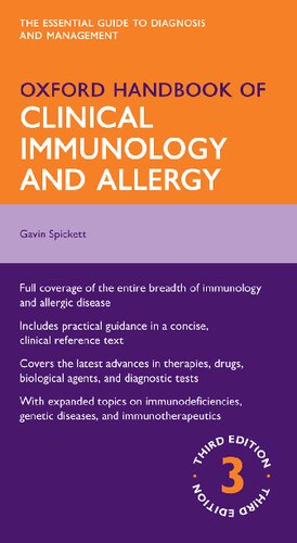 Oxford Handbook of Clinical Immunology and Allergy (Oxford Medical Handbooks)