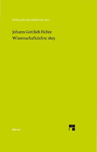 Wissenschaftslehre (1805)