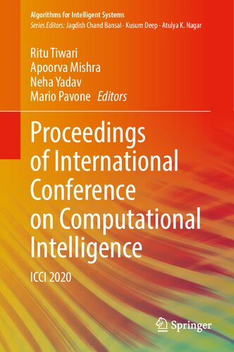 Proceedings of International Conference on Computational Intelligence: ICCI 2020 (Algorithms for Intelligent Systems)