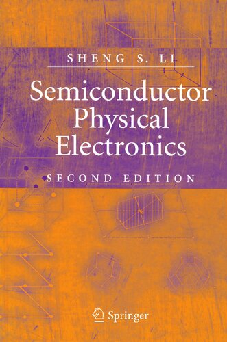 Semiconductor Physical Electronics