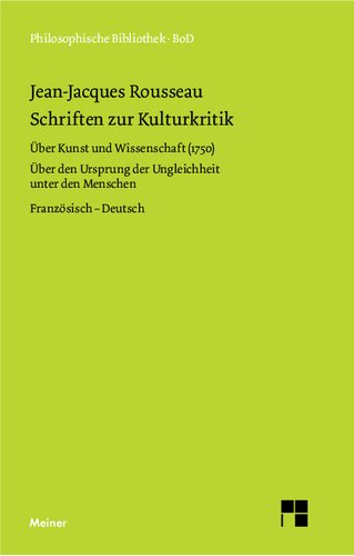 Schriften zur Kulturkritik: 