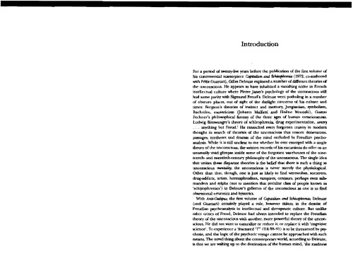 Deleuze and the Unconscious