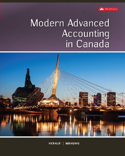 Modern Advanced Accounting In Canada 10th Edition