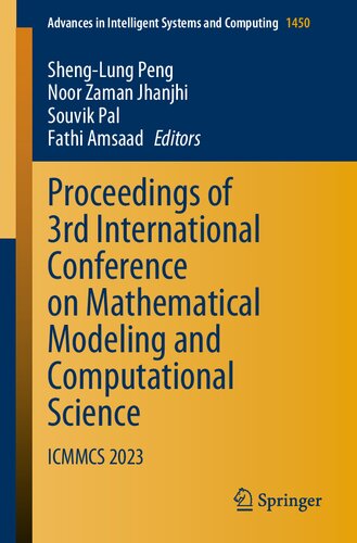 Proceedings of 3rd International Conference on Mathematical Modeling and Computational Science: ICMMCS 2023 (Advances in Intelligent Systems and Computing, 1450)