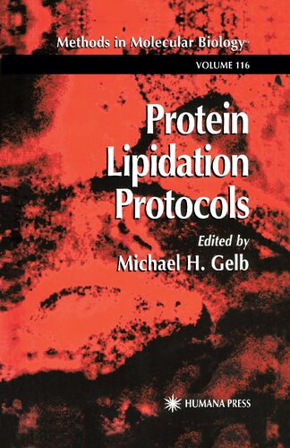 Protein Lipidation Protocols (Methods in Molecular Biology, 116)