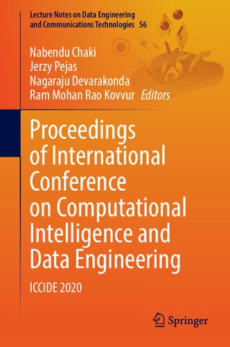 Proceedings of International Conference on Computational Intelligence and Data Engineering: ICCIDE 2020 (Lecture Notes on Data Engineering and Communications Technologies, 56)