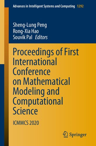 Proceedings of First International Conference on Mathematical Modeling and Computational Science: ICMMCS 2020 (Advances in Intelligent Systems and Computing, 1292)