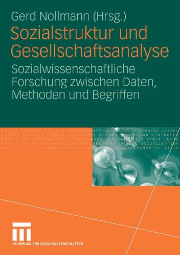 Sozialstruktur und Gesellschaftsanalyse: Sozialwissenschaftliche Forschung zwischen Daten, Methoden und Begriffen