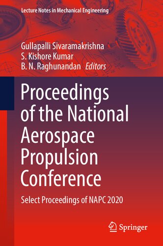 Proceedings of the National Aerospace Propulsion Conference: Select Proceedings of NAPC 2020 (Lecture Notes in Mechanical Engineering)