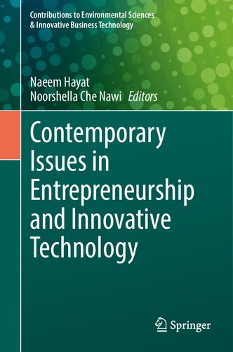 Contemporary Issues in Entrepreneurship and Innovative Technology (Contributions to Environmental Sciences & Innovative Business Technology)