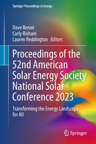 Proceedings of the 52nd American Solar Energy Society National Solar Conference 2023: Transforming the Energy Landscape for All (Springer Proceedings in Energy)