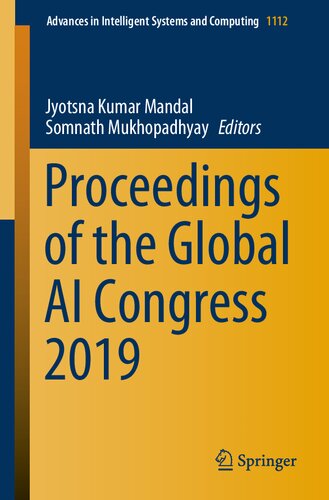 Proceedings of the Global AI Congress 2019 (Advances in Intelligent Systems and Computing, 1112)