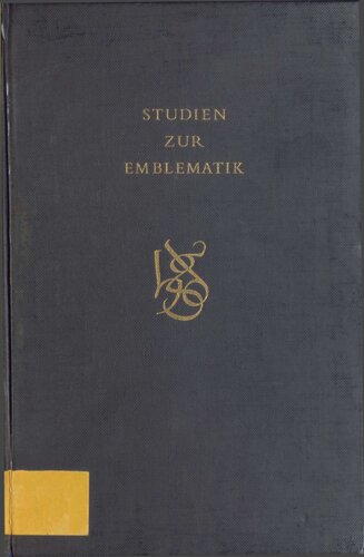 Studien zur Emblematik des 16. Jahrhunderts