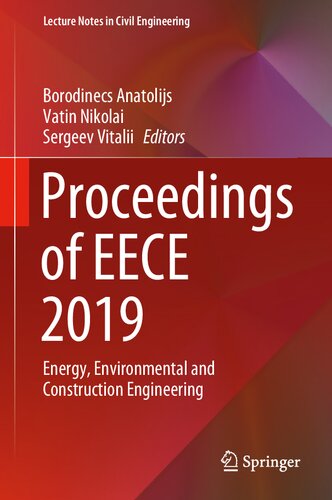 Proceedings of EECE 2019: Energy, Environmental and Construction Engineering (Lecture Notes in Civil Engineering, 70)