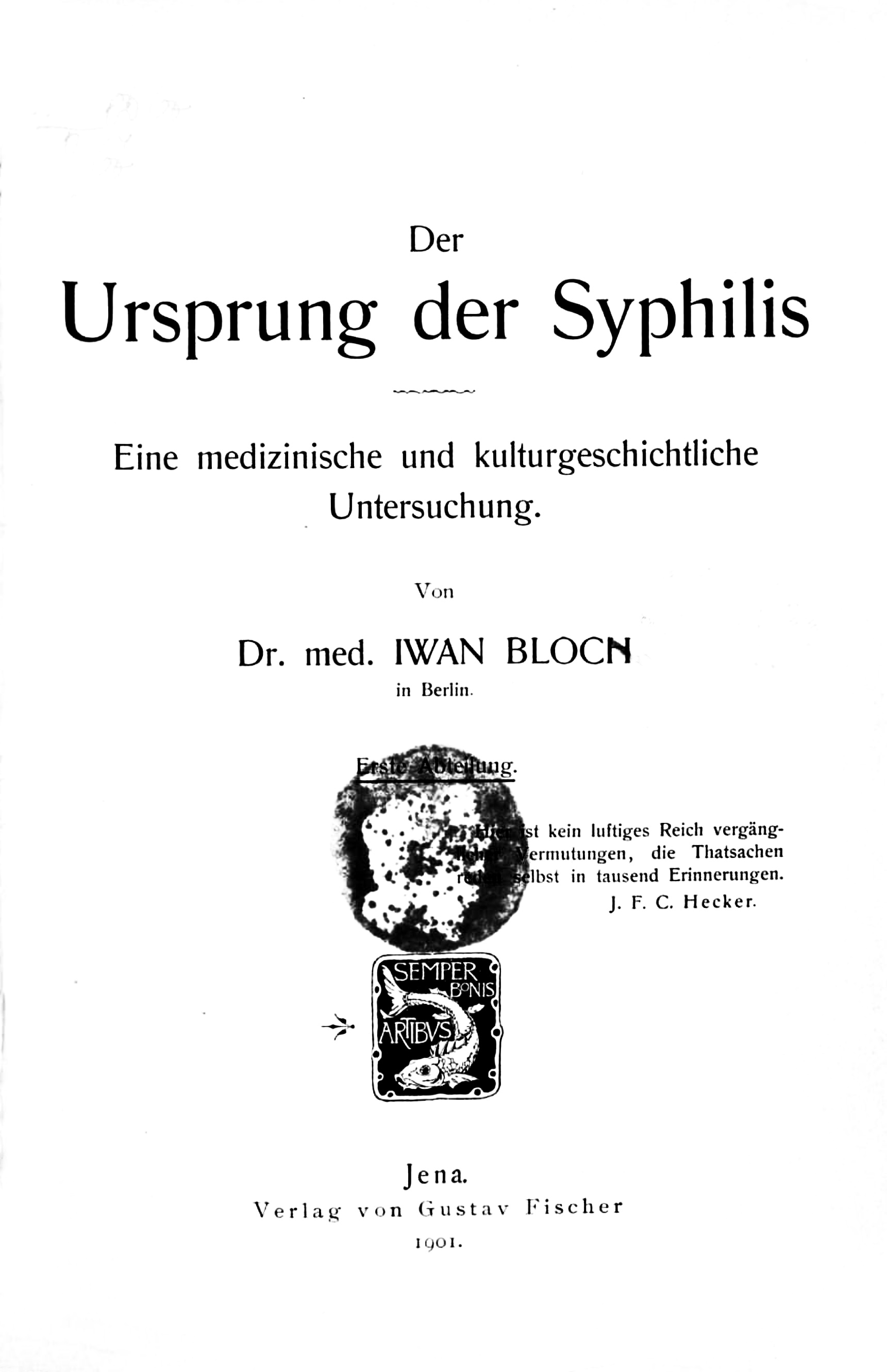 Der Ursprung der Syphilis: Eine medizinische und kulturgeschichtliche Untersuchung