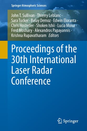 Proceedings of the 30th International Laser Radar Conference (Springer Atmospheric Sciences)