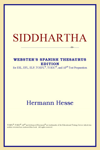 Siddhartha (Webster's Spanish Thesaurus Edition)