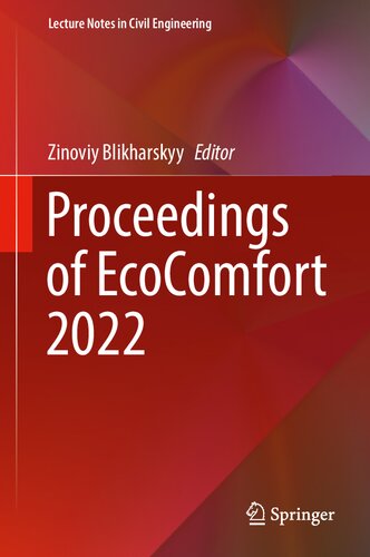 Proceedings of EcoComfort 2022 (Lecture Notes in Civil Engineering, 290)