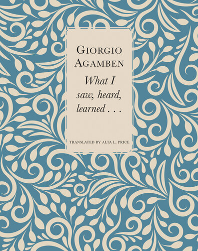 What I Saw, Heard, Learned...