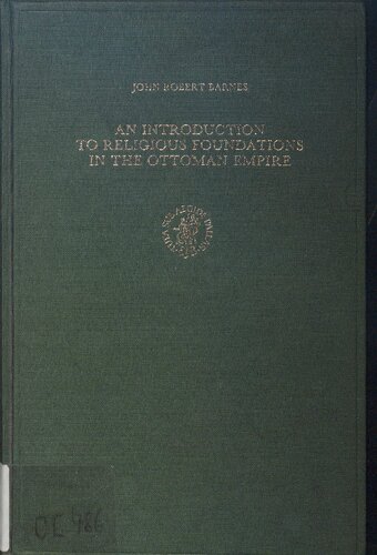 An Introduction to Religious Foundations in the Ottoman Empire