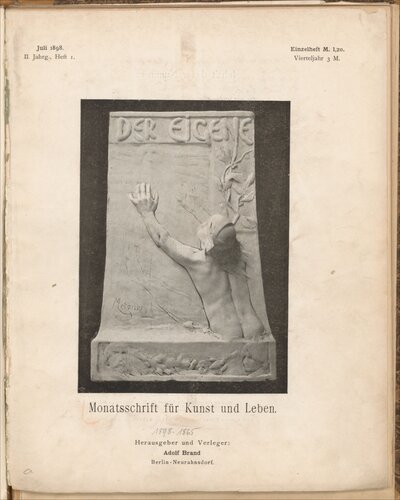 Der Eigene: 2. Jahrgang, No. 1, Juli 1898