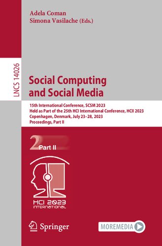 Social Computing and Social Media (Lecture Notes in Computer Science)