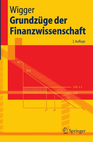 Grundzüge der Finanzwissenschaft (Springer-Lehrbuch) (German Edition)