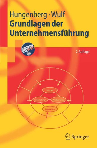 Grundlagen der Unternehmensführung (Springer-Lehrbuch) (German Edition)
