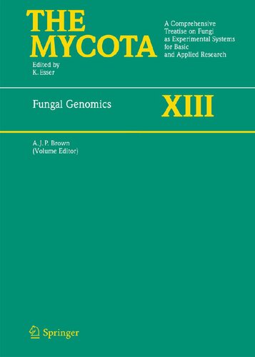 Fungal Genomics (The Mycota)