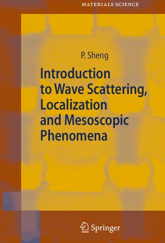 Introduction to Wave Scattering, Localization and Mesoscopic Phenomena (Springer Series in Materials Science, 88)