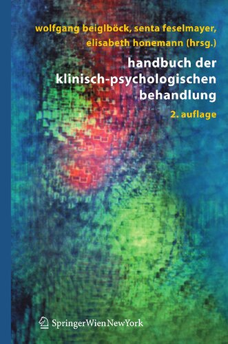 Handbuch der klinisch-psychologischen Behandlung (German Edition)