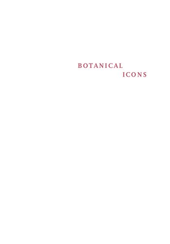 Botanical icons : critical practices of illustration in the premodern Mediterranean
