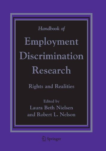 Handbook of Employment Discrimination Research: Rights and Realities