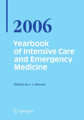 Yearbook of Intensive Care and Emergency Medicine 2006