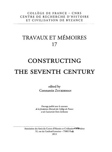 Constructing the seventh century