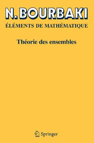 Théorie des ensembles (French Edition)