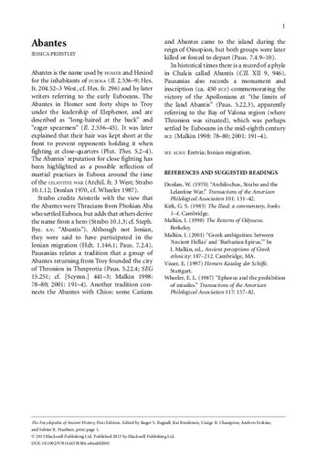 The Encyclopedia of Ancient History (13-Volume Set)