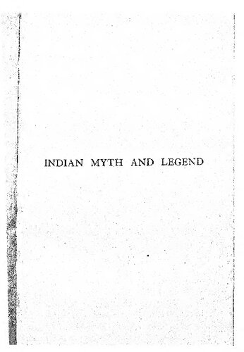 Indian Myth and Legend