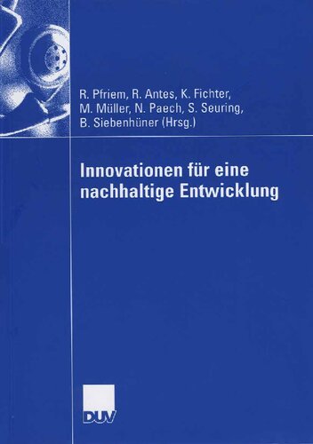 Innovationen für eine nachhaltige Entwicklung (German Edition)