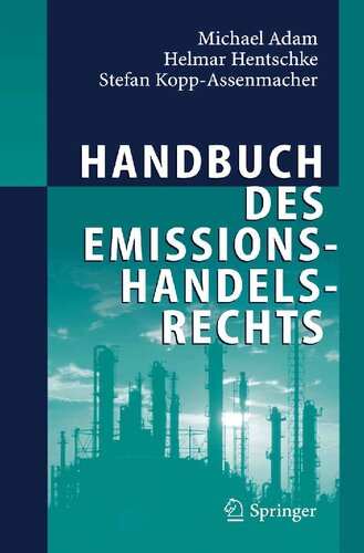 Handbuch des Emissionshandelsrechts (German Edition)